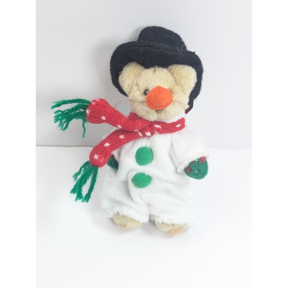Vintage Wee Bear Village GANZ Bear Snowman 1995 1